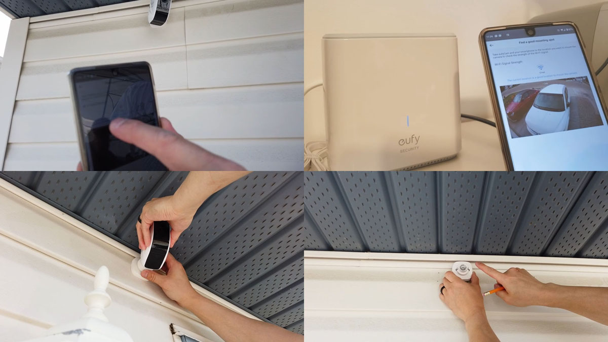How to install a Wire free smart home security camera system | eufy Cam ...